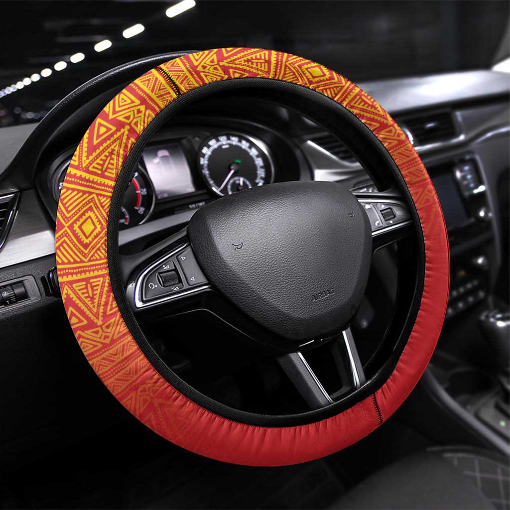 Zimbabwe Cricket Steering Wheel Cover Go Chevrons