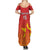 Custom Zimbabwe Cricket Summer Maxi Dress Go Chevrons