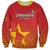 Custom Zimbabwe Cricket Sweatshirt Go Chevrons