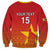 Custom Zimbabwe Cricket Sweatshirt Go Chevrons