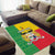 Personalised Benin Area Rug Coat Of Arms Flag Style