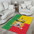 Personalised Benin Area Rug Coat Of Arms Flag Style