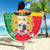 Personalised Benin Beach Blanket Coat Of Arms Flag Style