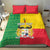 Personalised Benin Bedding Set Coat Of Arms Flag Style