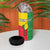 Personalised Benin 4 in 1 Can Cooler Tumbler Coat Of Arms Flag Style