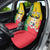 Personalised Benin Car Seat Cover Coat Of Arms Flag Style