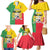 Personalised Benin Family Matching Mermaid Dress and Hawaiian Shirt Coat Of Arms Flag Style