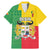 Personalised Benin Family Matching Mermaid Dress and Hawaiian Shirt Coat Of Arms Flag Style