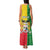 Personalised Benin Family Matching Tank Maxi Dress and Hawaiian Shirt Coat Of Arms Flag Style