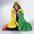 Personalised Benin Hooded Blanket Coat Of Arms Flag Style