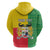 Personalised Benin Hoodie Coat Of Arms Flag Style