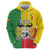 Personalised Benin Hoodie Coat Of Arms Flag Style