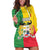 Personalised Benin Hoodie Dress Coat Of Arms Flag Style