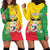 Personalised Benin Hoodie Dress Coat Of Arms Flag Style