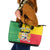 Personalised Benin Leather Tote Bag Coat Of Arms Flag Style