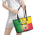 Personalised Benin Leather Tote Bag Coat Of Arms Flag Style