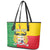 Personalised Benin Leather Tote Bag Coat Of Arms Flag Style