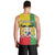 Personalised Benin Men Tank Top Coat Of Arms Flag Style