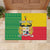 Personalised Benin Rubber Doormat Coat Of Arms Flag Style