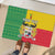 Personalised Benin Rubber Doormat Coat Of Arms Flag Style