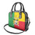 Personalised Benin Shoulder Handbag Coat Of Arms Flag Style