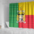 Personalised Benin Shower Curtain Coat Of Arms Flag Style