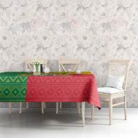 Personalised Benin Tablecloth Coat Of Arms Flag Style