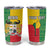 Personalised Benin Tumbler Cup Coat Of Arms Flag Style