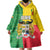 Personalised Benin Wearable Blanket Hoodie Coat Of Arms Flag Style