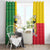 Personalised Benin Window Curtain Coat Of Arms Flag Style