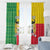 Personalised Benin Window Curtain Coat Of Arms Flag Style