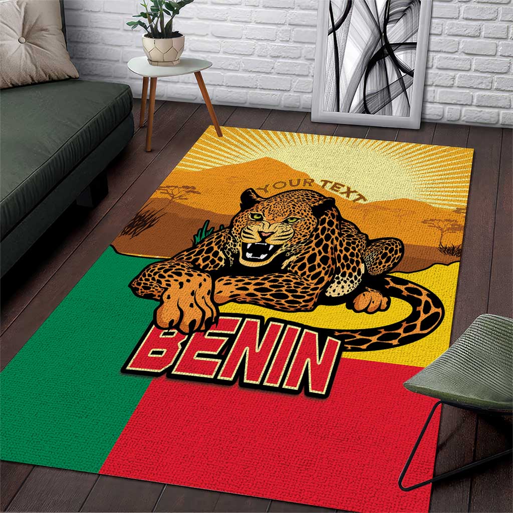 Personalised Benin Leopard Area Rug Stay True - Stay Wild