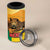 Personalised Benin Leopard 4 in 1 Can Cooler Tumbler Stay True - Stay Wild