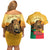 Personalised Benin Leopard Couples Matching Off Shoulder Short Dress and Hawaiian Shirt Stay True - Stay Wild