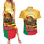 Personalised Benin Leopard Couples Matching Summer Maxi Dress and Hawaiian Shirt Stay True - Stay Wild