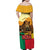 Personalised Benin Leopard Family Matching Off Shoulder Maxi Dress and Hawaiian Shirt Stay True - Stay Wild