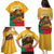 Personalised Benin Leopard Family Matching Puletasi and Hawaiian Shirt Stay True - Stay Wild