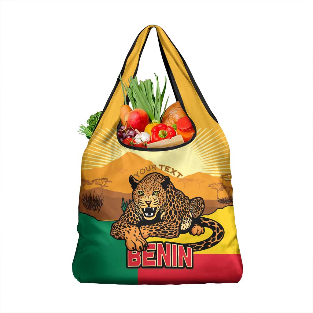 Personalised Benin Leopard Grocery Bag Stay True - Stay Wild