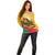 Personalised Benin Leopard Off Shoulder Sweater Stay True - Stay Wild