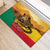 Personalised Benin Leopard Rubber Doormat Stay True - Stay Wild