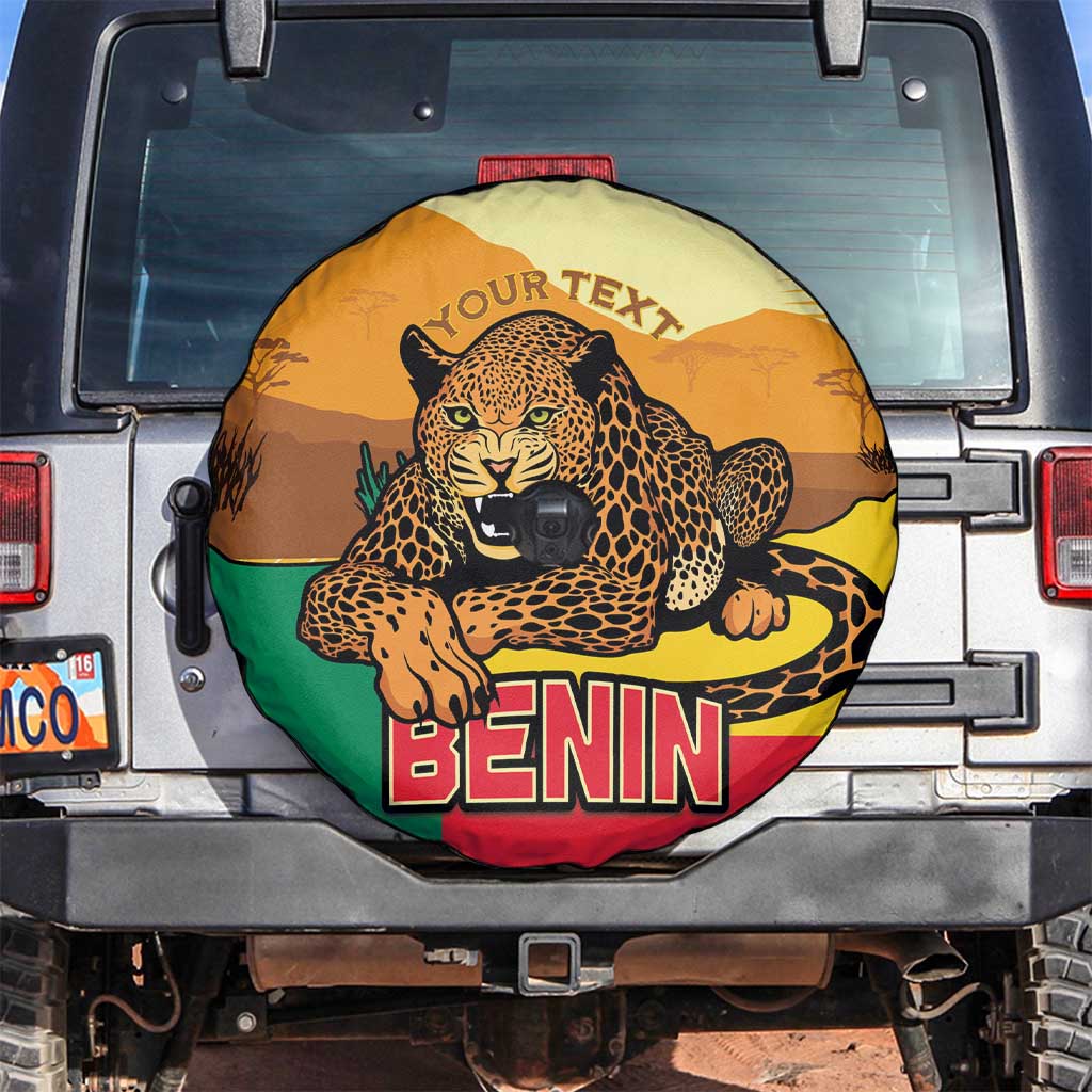 Personalised Benin Leopard Spare Tire Cover Stay True - Stay Wild