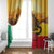 Personalised Benin Leopard Window Curtain Stay True - Stay Wild