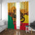 Personalised Benin Leopard Window Curtain Stay True - Stay Wild