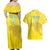 Custom Benin Football Couples Matching Off Shoulder Maxi Dress and Hawaiian Shirt Go Cheetahs