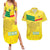 Custom Benin Football Couples Matching Summer Maxi Dress and Hawaiian Shirt Go Cheetahs