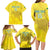 Custom Benin Football Family Matching Long Sleeve Bodycon Dress and Hawaiian Shirt Go Cheetahs