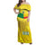 Custom Benin Football Family Matching Off Shoulder Maxi Dress and Hawaiian Shirt Go Cheetahs