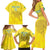 Custom Benin Football Family Matching Short Sleeve Bodycon Dress and Hawaiian Shirt Go Cheetahs