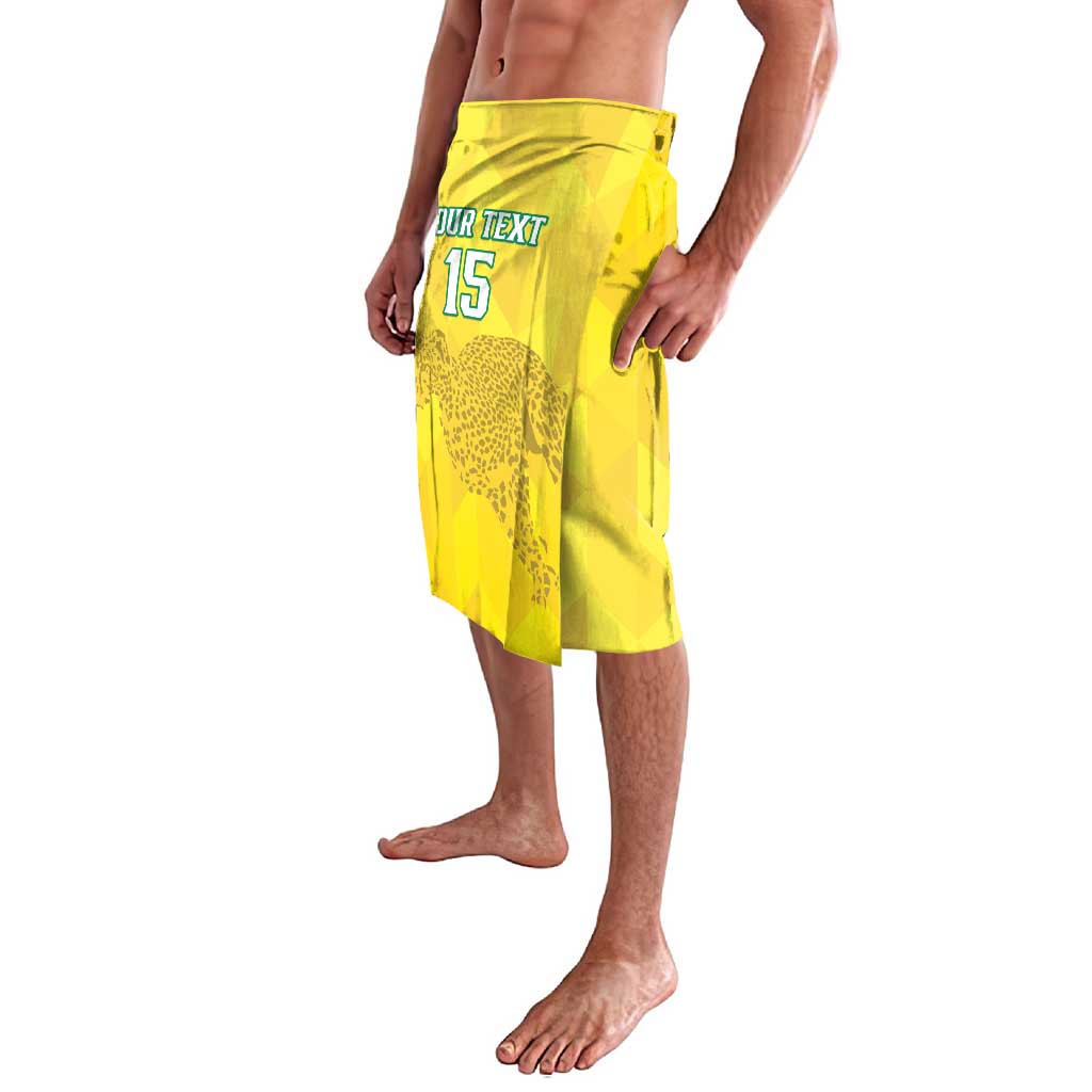 Custom Benin Football Lavalava Go Cheetahs