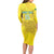 Custom Benin Football Long Sleeve Bodycon Dress Go Cheetahs